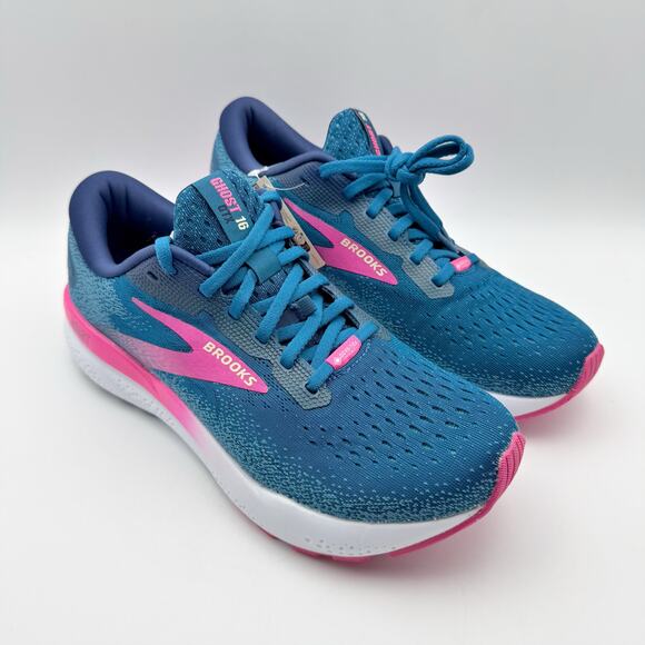 Brooks Womens Ghost 16 GTX Running Sneakers US 9.5 M EU 41 Blue Waterproof NIB - Picture 5 of 12